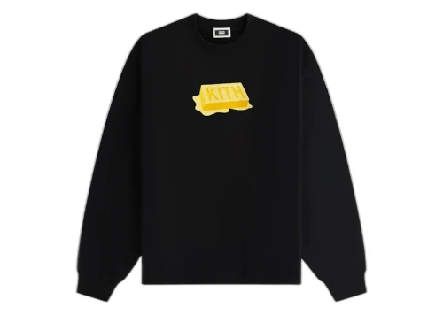 Kith Treats Waffle Butter Nelson Crewneck Black