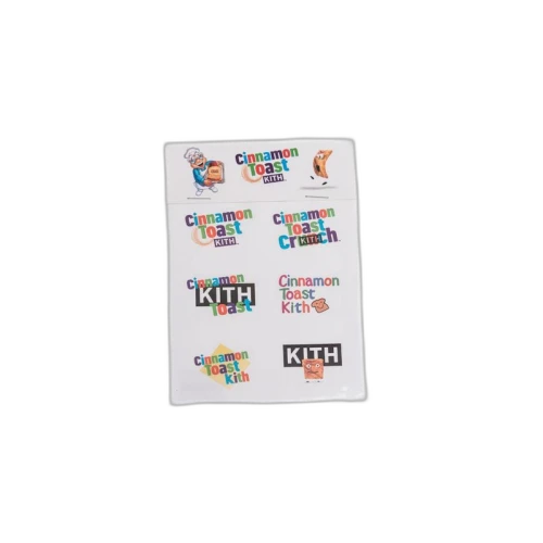 Kith Treats x Cinnamon Toast Crunch Scratch And Sniff Stickers White