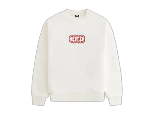 Kith Treats Year Of The Snake Nelson Crewneck Sandrift