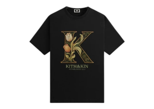 Kith Tulip K Tee Black