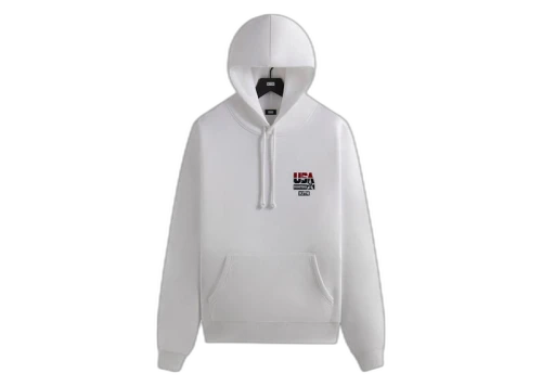 Kith USA Basketball Legend Vintage Nelson Hoodie White