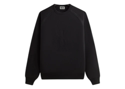 Kith Vale Raglan Crewneck Black