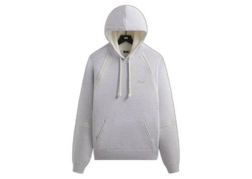 Kith Vale Raglan Hoodie Light Heather Grey