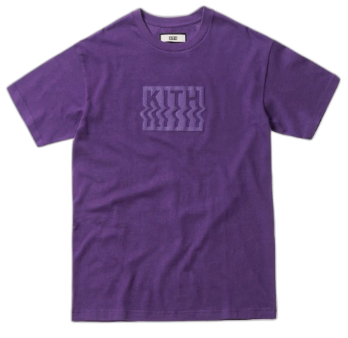 Kith Warp Tee Purple