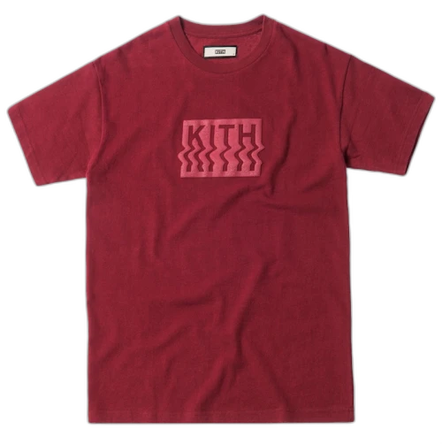 Kith Warp Tee Red