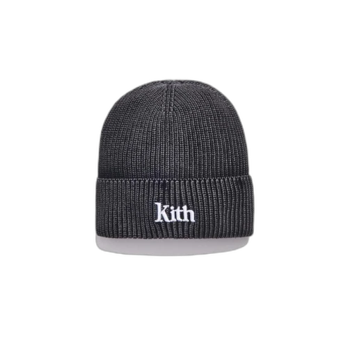 Kith Washed Beanie Black