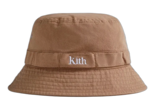 Kith Washed Classic Serif Bucket Hat Tuscan