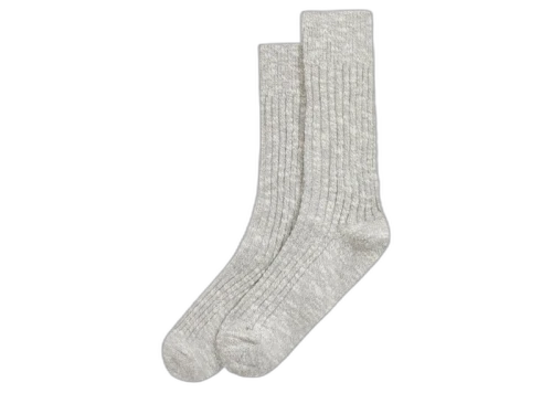 Kith Willet Marled Crew Socks Light Heather Grey
