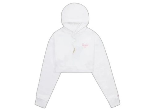 Kith Women for Barbie Alexa Cropped Hoodie White