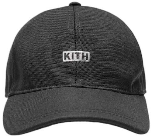 Kith Women Silver Classic Logo Cap Black