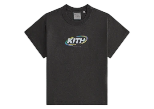 Kith Women Spiral Mulberry Vintage Tee Black