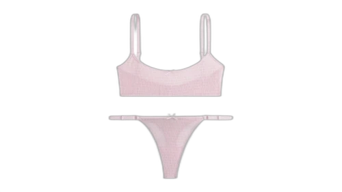 Kith Women's Bra & Thong Set Poppet
