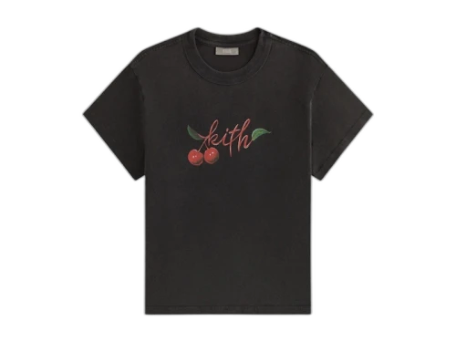 Kith Women's Cherry Vintage Mulberry Tee Black