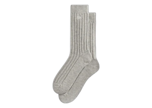 Kith Wool Socks Light Heather Grey