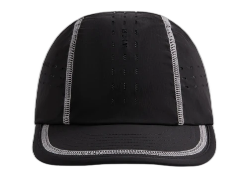 Kith Wrinkle Nylon Griffey Camper Hat Black