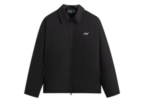 Kith Wrinkle Nylon Jonas Coaches Jacket Black