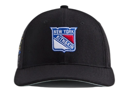 Kith x 47 New York Rangers Franchise L/S Cap Black