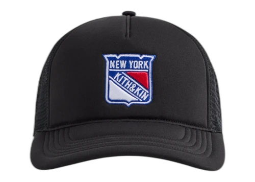 Kith x 47 New York Rangers Trucker Cap Black