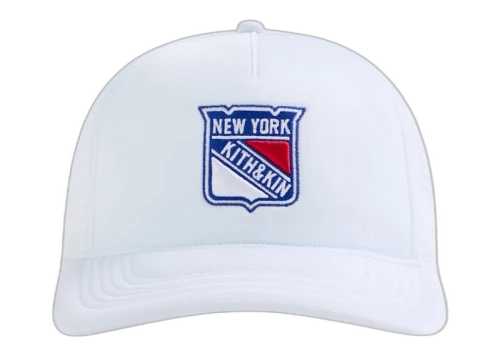 Kith x 47 New York Rangers Trucker Cap White