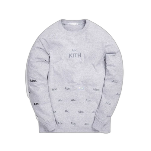 Kith x Advisory Board Crystals Diagram L/S Tee Grey
