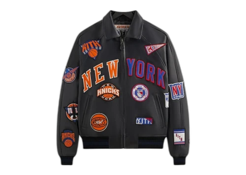Kith x Avirex For Madison Square Garden Sports Icon Jacket Black