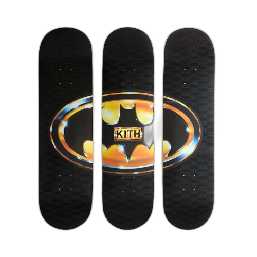 Kith x Batman 1989 Triptych Skatedeck Set
