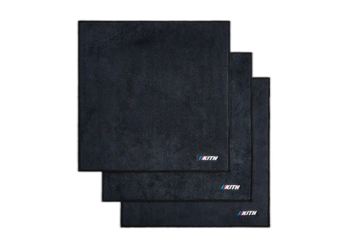 Kith x BMW Microfiber Towel (3 Pack) Black