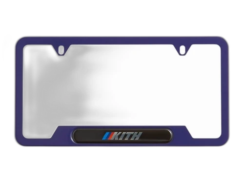 Kith x BMW Car Plate Techno Violet