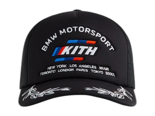 Kith x BMW M Nolan Trucker Hat Black