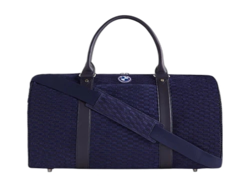 Kith x BMW Monogram Suede Duffle Bag Techno Violet