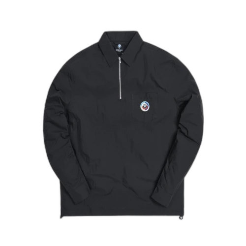 Kith x BMW Quarter Zip Collared Shirt Black