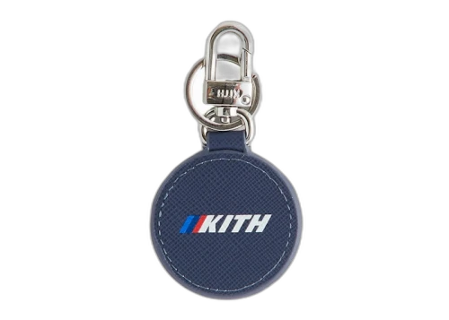 Kith x BMW Rondel Leather Keyring Techno Violet