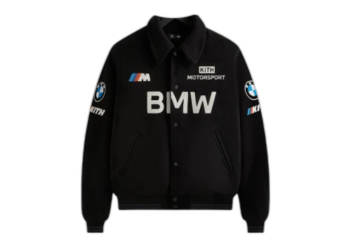 Kith x BMW Wool Coaches Jacket Black