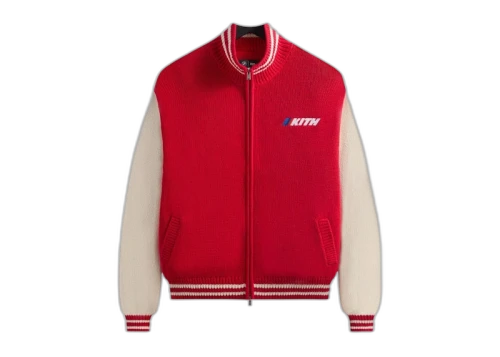 Kith x BMW Wyona Full Zip Sweater Cinnabar