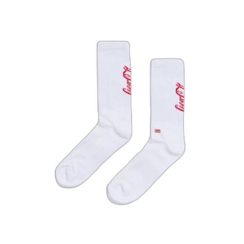 Kith x Coca-Cola Classic Logo Sock White