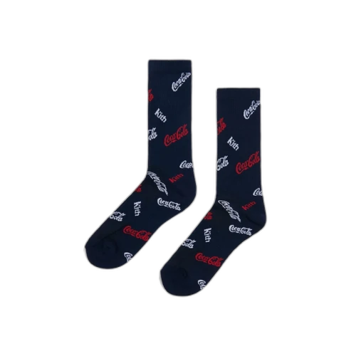Kith x Coca-Cola Logo Sock Navy