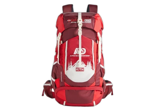 Kith x Columbia 37L Backpack Bright Red