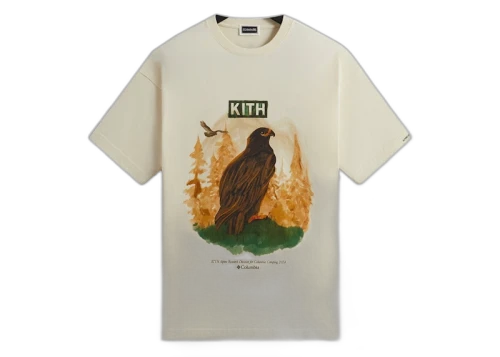 Kith x Columbia Eagle Illustration Vintage Tee History