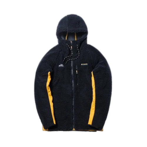Kith x Columbia High Pile Full Zip Jacket Abyss