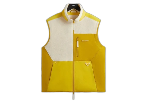 Kith x Columbia Sherpa Vest Bright Yellow