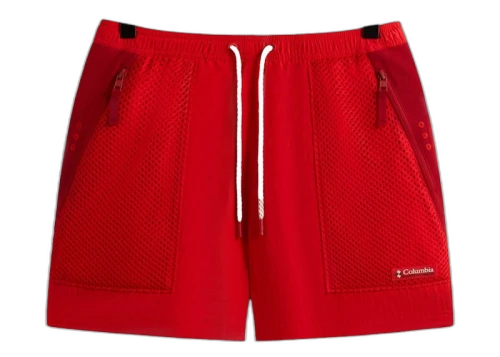 Kith x Columbia Wind Short Red Velvet