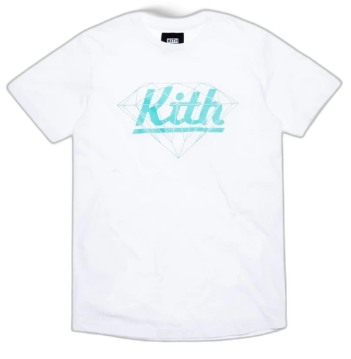 Kith x Diamond Logo Tee White