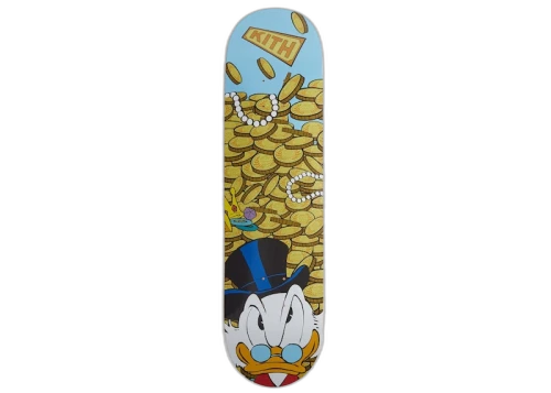 Kith x Disney Donald Duck Scrooge Skateboard Deck
