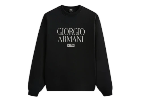 Kith x Giorgio Armani Nelson Crewneck Black