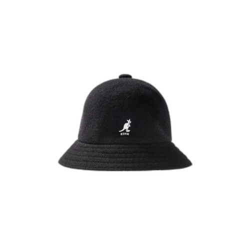 Kith x Kangol Wool Casual Bucket Hat Black