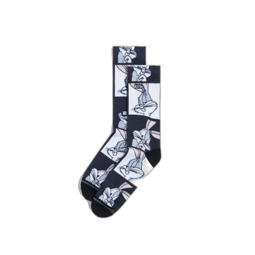Kith x Looney Tunes x Stance Bugs Tile Sock Grey