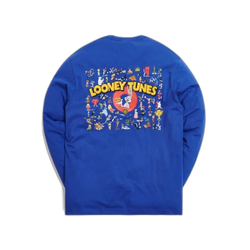 Kith x Looney Tunes That's All Folks LS Tee Blue