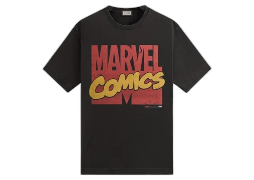 Kith x Marvel Comics Vintage Tee Black