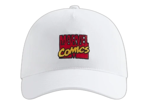 Kith x Marvel Gwynn Pinch Crown Snapback White