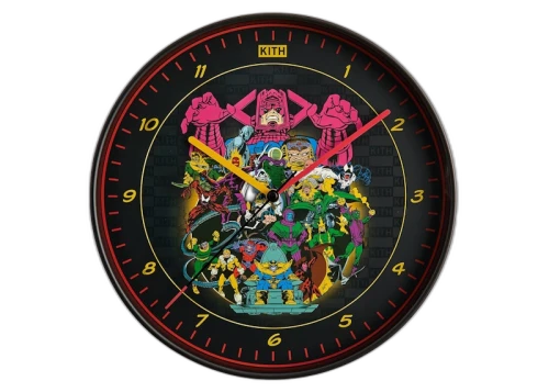 Kith x Marvel Super Villains Team Up Clock Multicolor